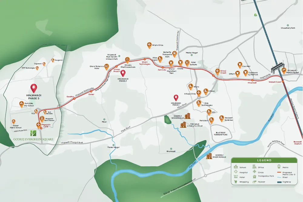 CRC The Peridona Location Map